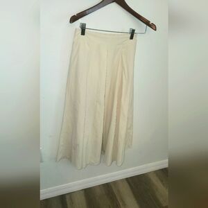 Korean Elegant Cream Women's Skirt